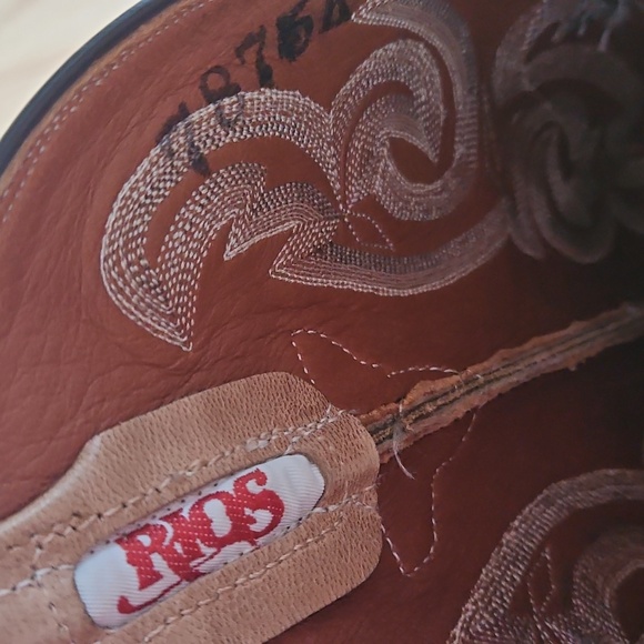 Men's Rios Of Mercedes Carpincho CR9015 Cowboy Boots Size 9D - Picture 9 of 11